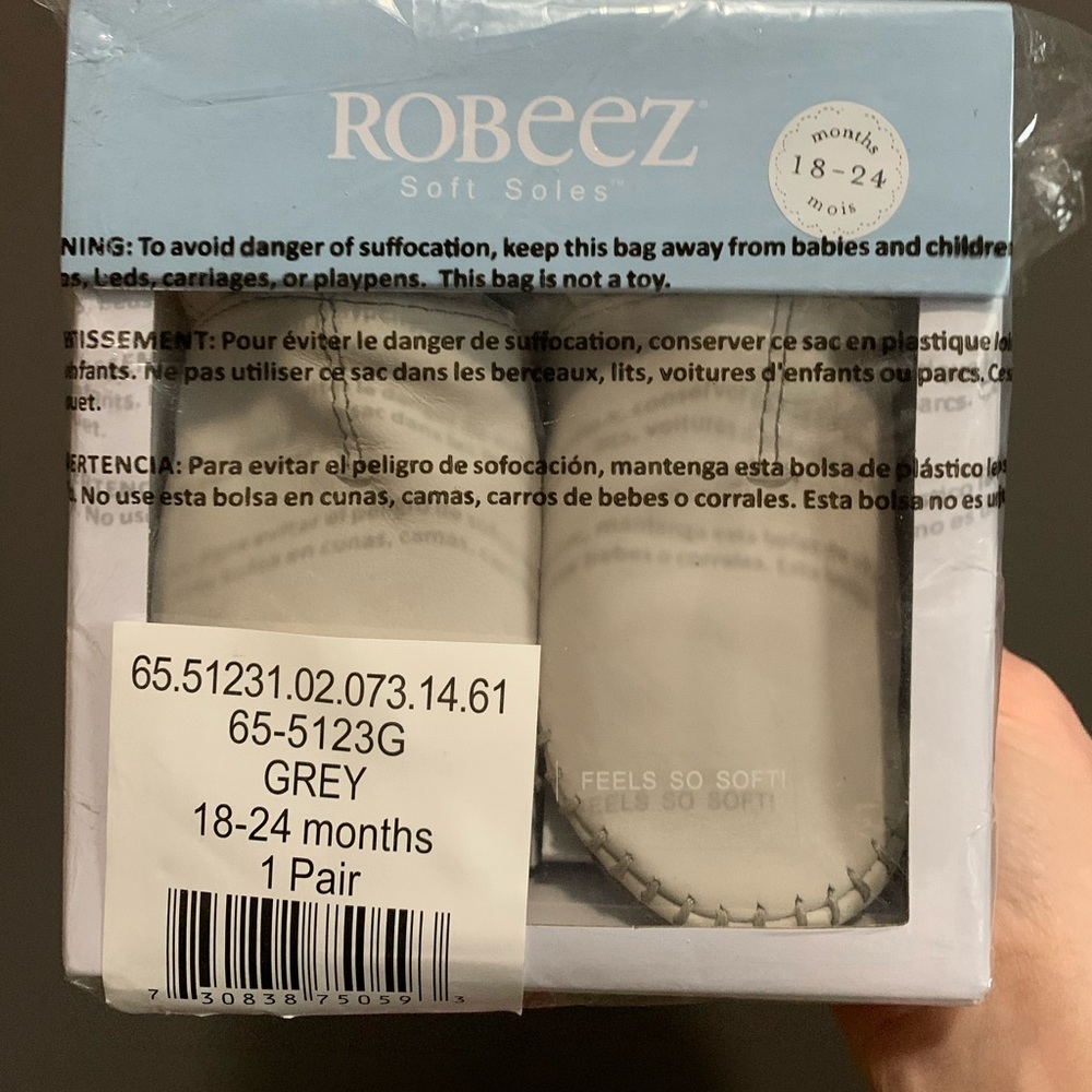 Robeez Soft Soles Classic Moccasin Leather